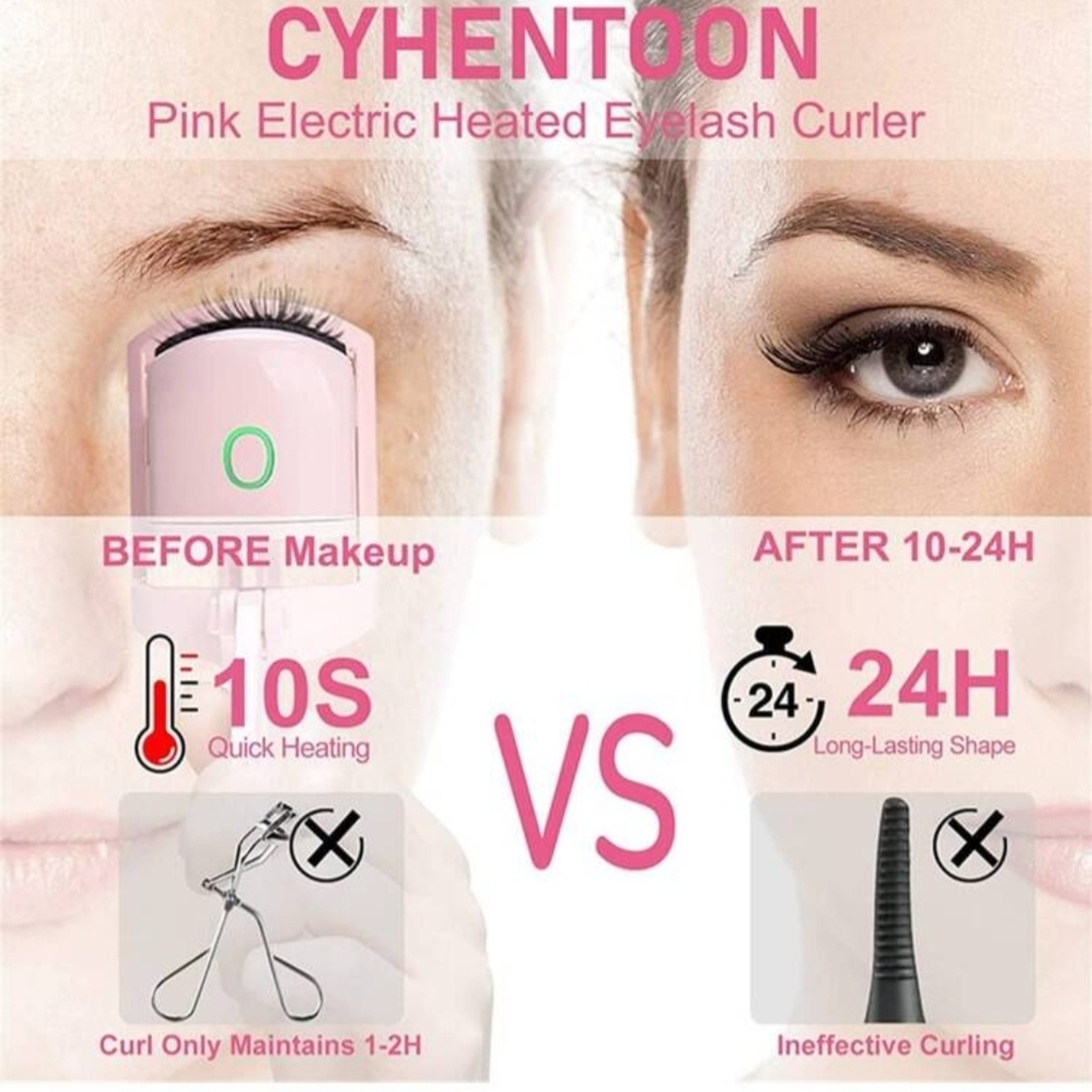 Electric Heated Eyelash Curler, Ionic Eyelash Curling Device - Picture 12 of 16